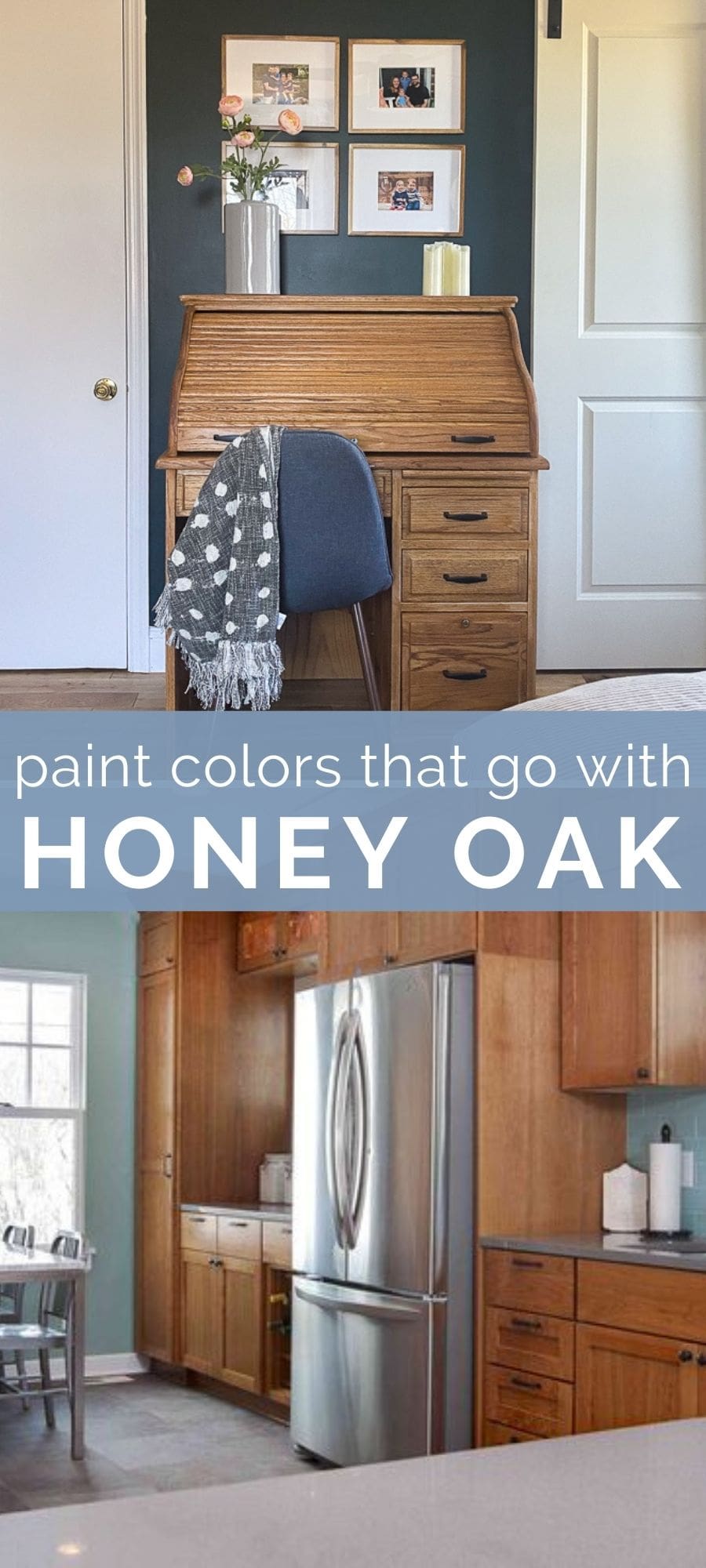 Paint Colors That Go Best With Honey, What Color Walls With Honey Oak Cabinets