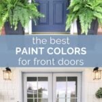 best paint colors for front doors
