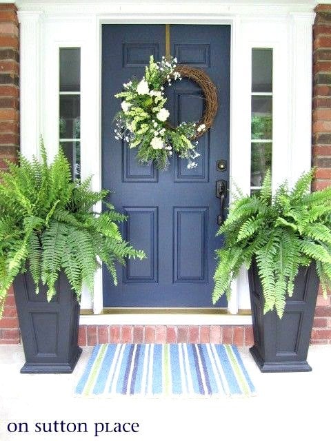 front door colours for red brick houses