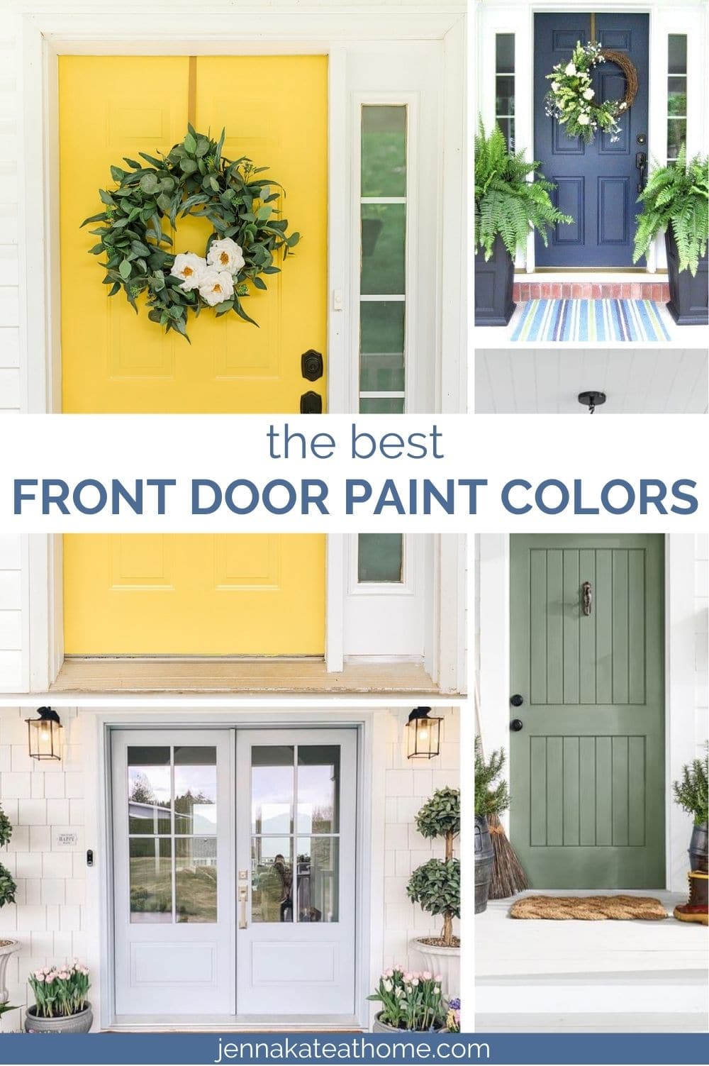 the best front door paint colors