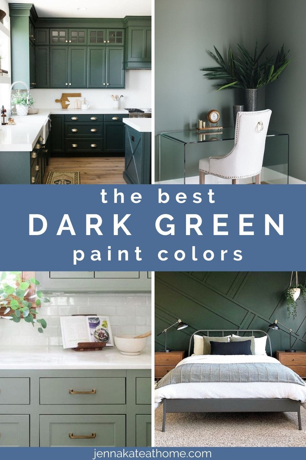 the best dark green paint colors