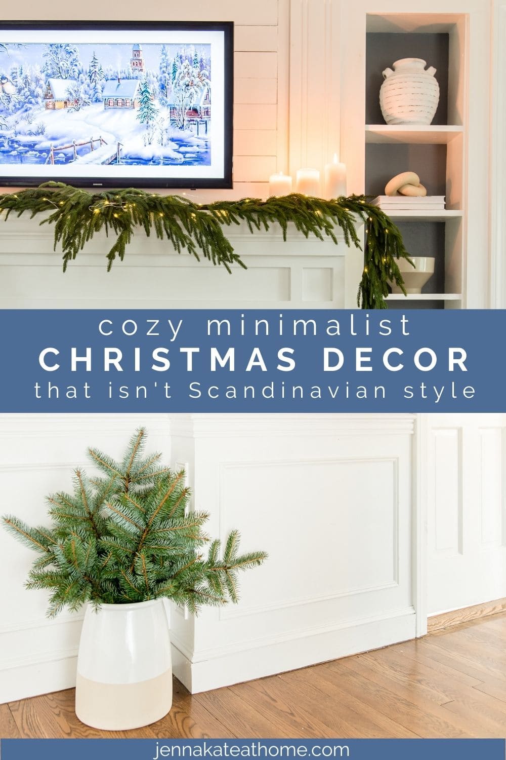 cozy minimalist Christmas decor