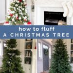 how to fluff a christmas tree