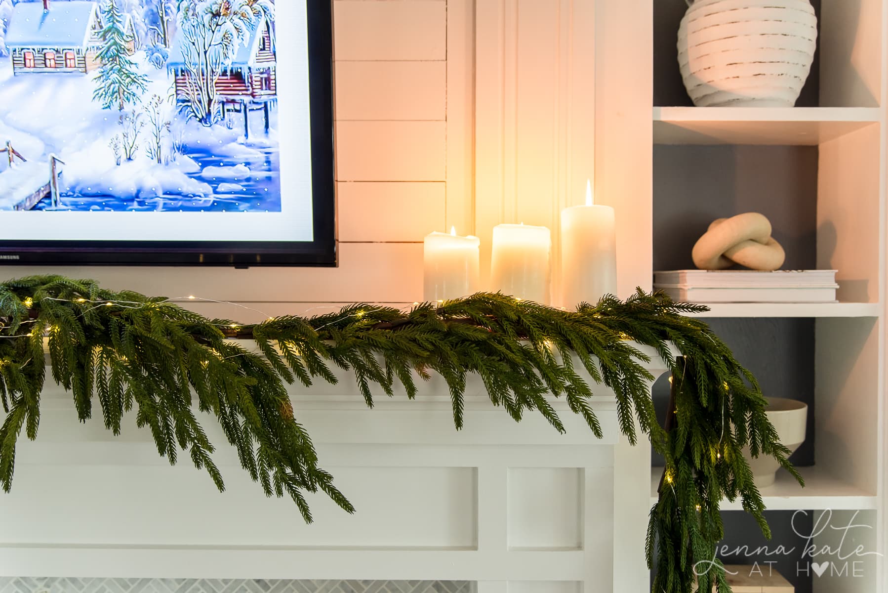 How to Make Faux Garland Look Real - Hello Central Avenue