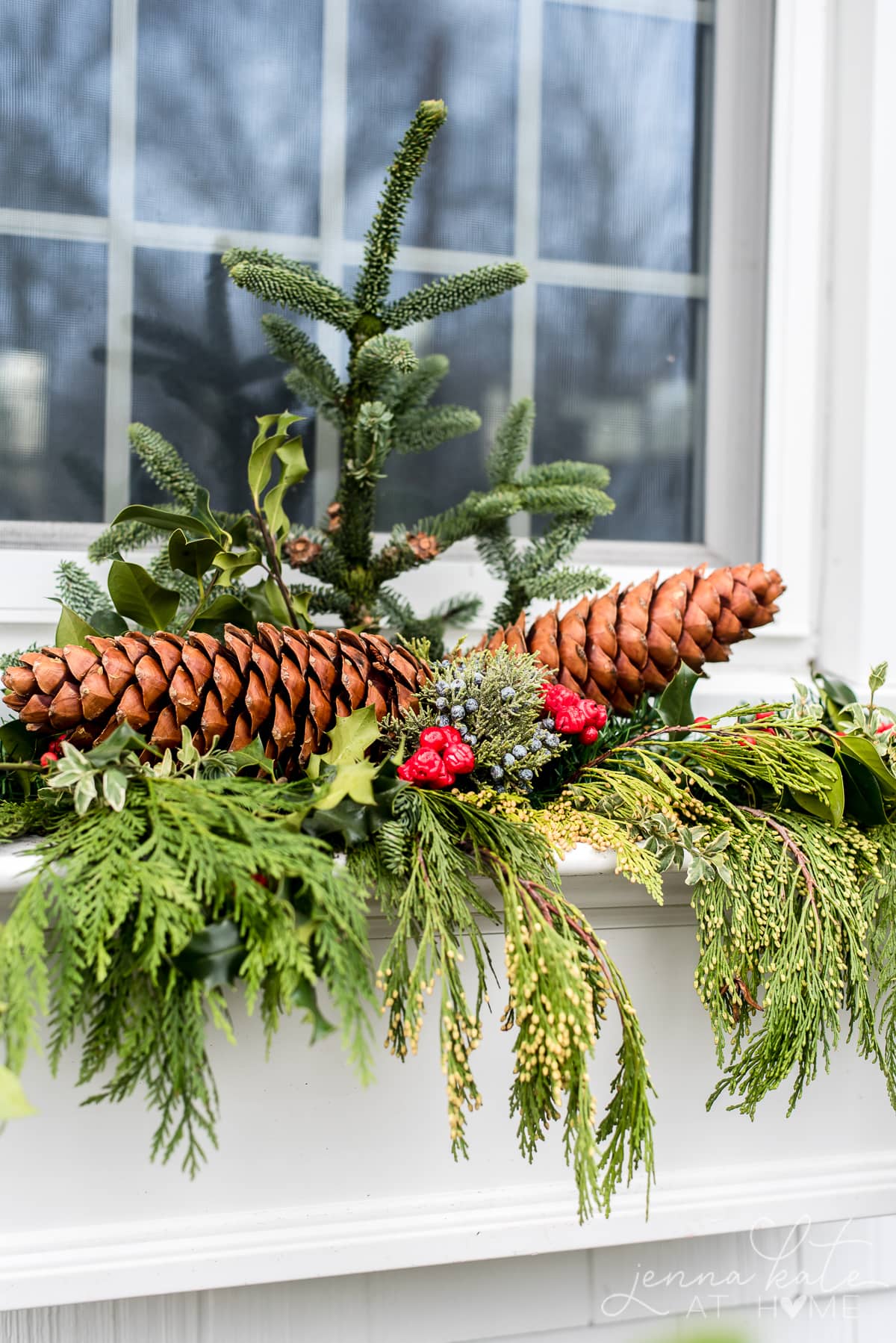How to Decorate a Window Box for Christmas
