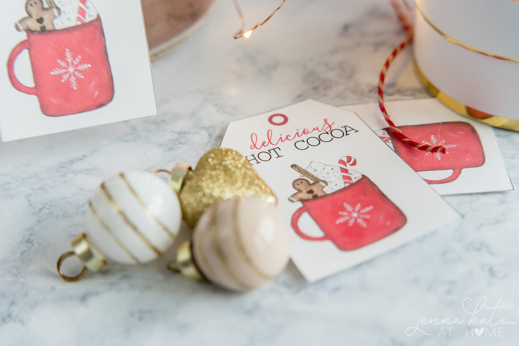 Homemade Hot Cocoa Gift Basket