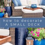 how to decorate a small deck