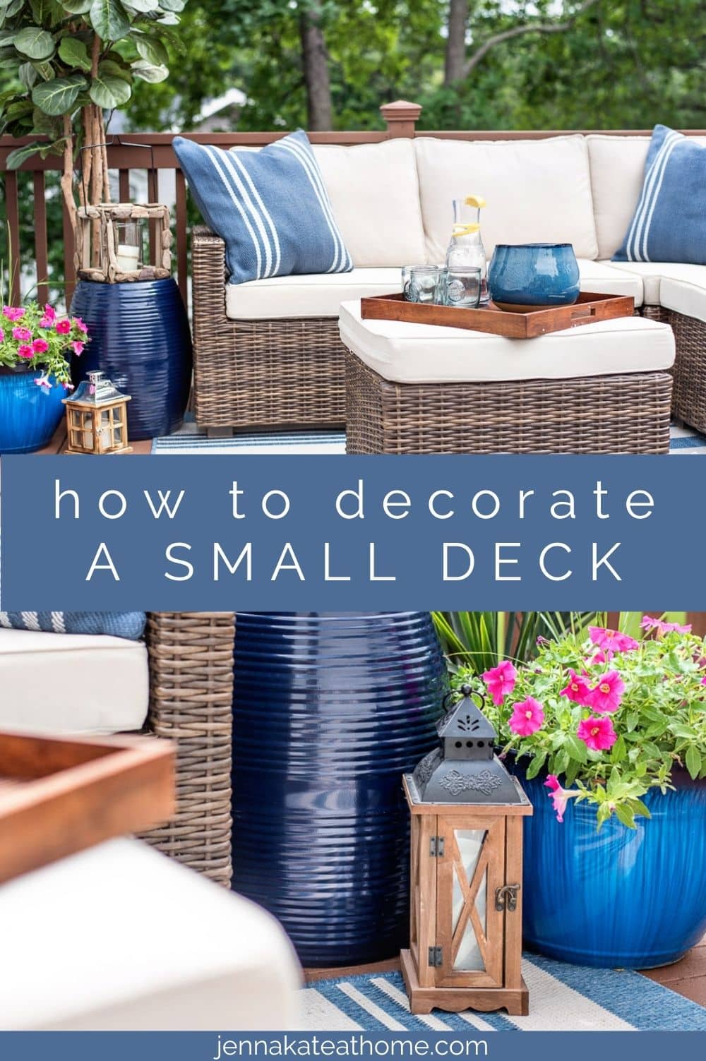 how to decorate a small deck