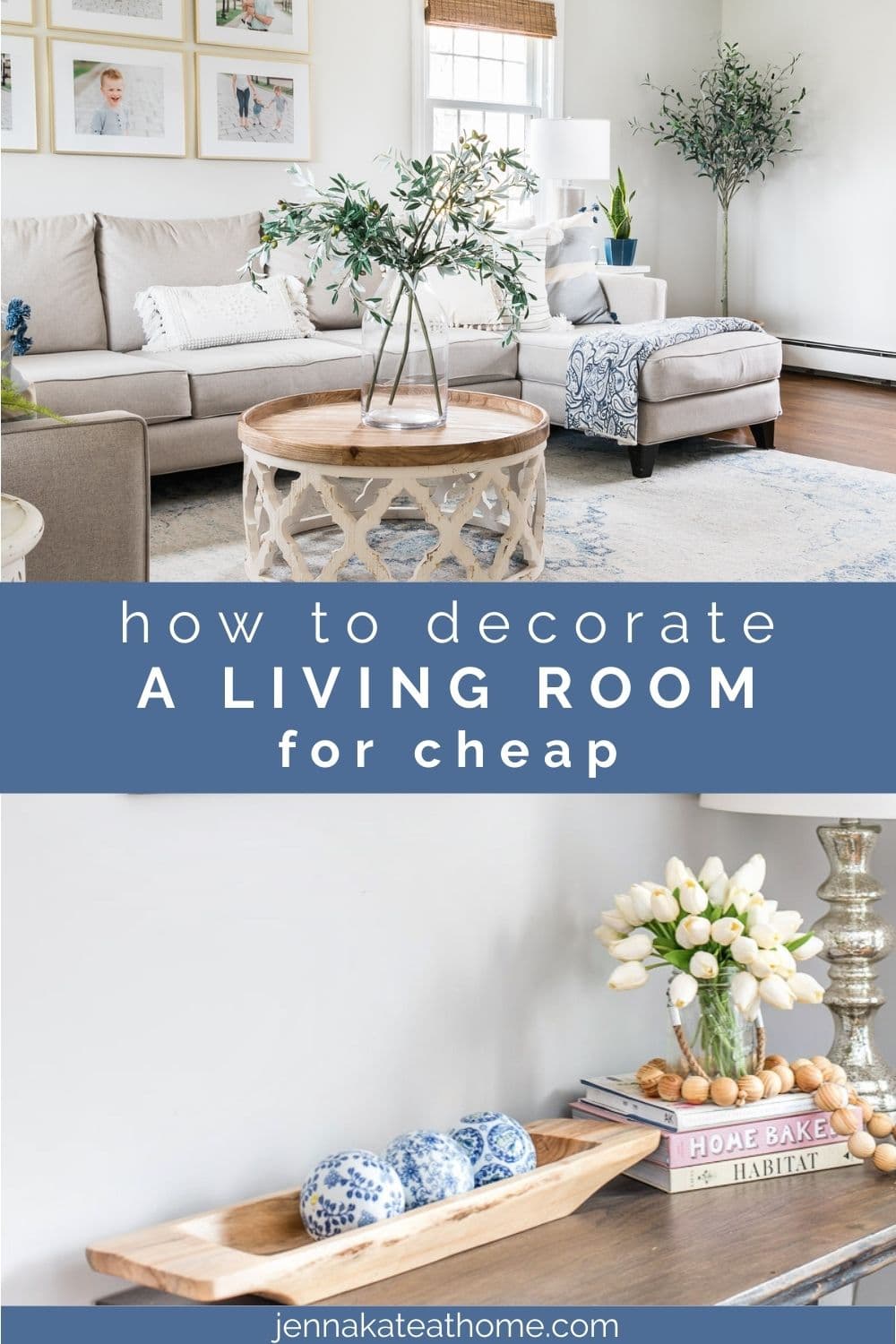 how to decorate a living room for cheap