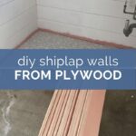 diy shiplap from plywood