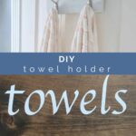 diy towel holder pin