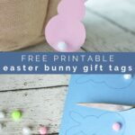 free printable easter bunny gift tags pin
