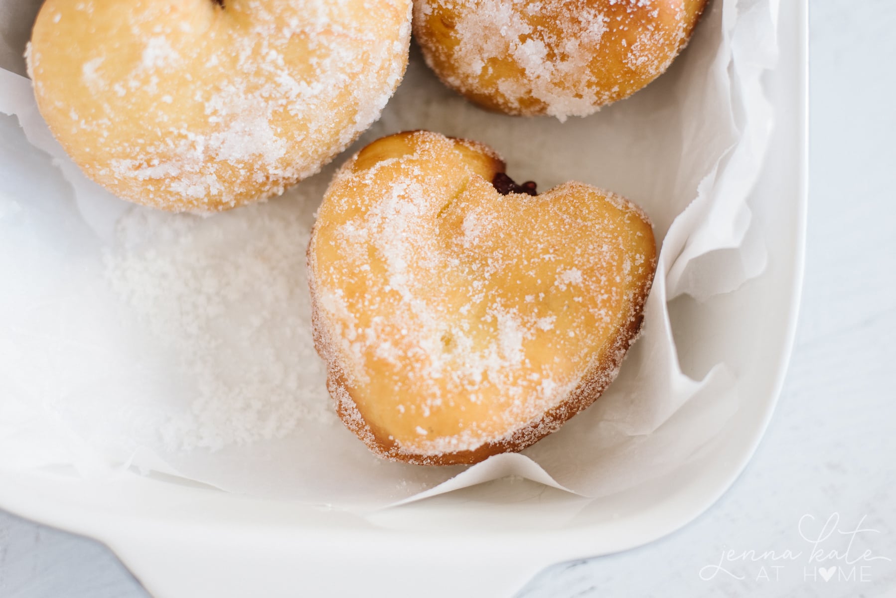 Heart Shaped Donuts (For Valentine's Day) Jenna Kate at Home