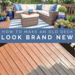 how to make an old deck look brand new pin