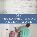 reclaimed wood accent wall pin