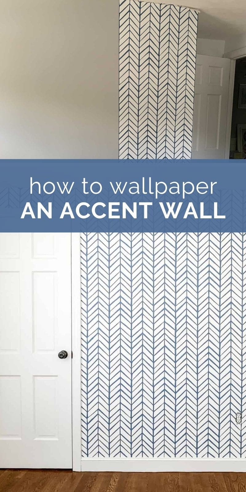 diy wallpaper accent wall pin