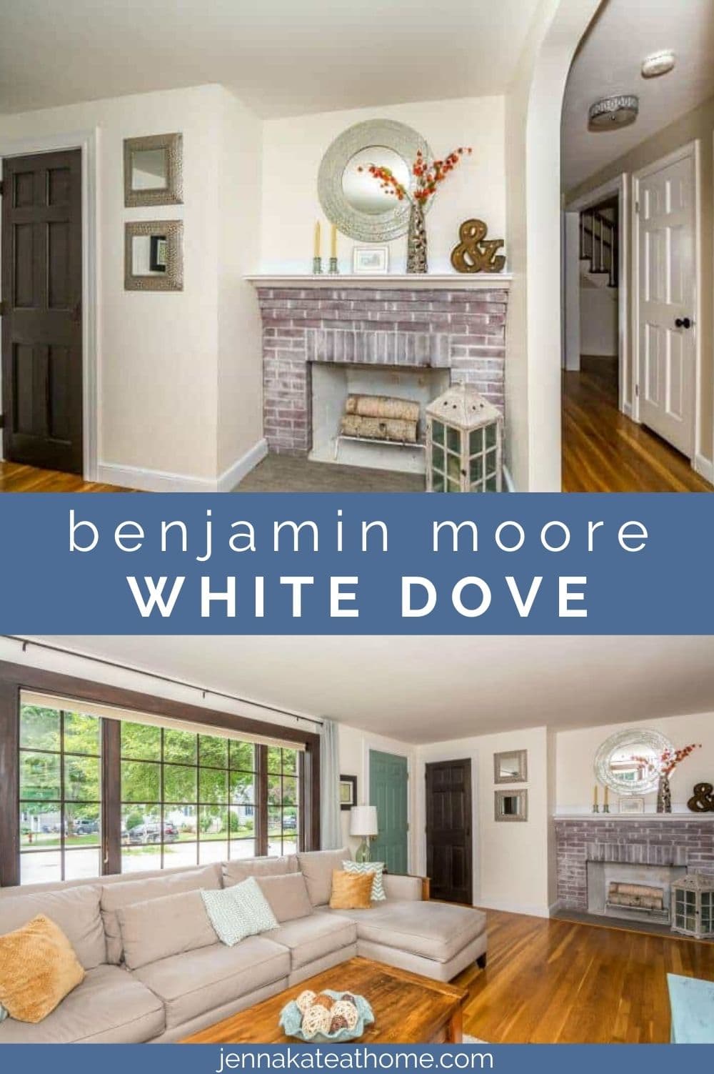 Benjamin Moore White Dove - Jenna Kate at Home