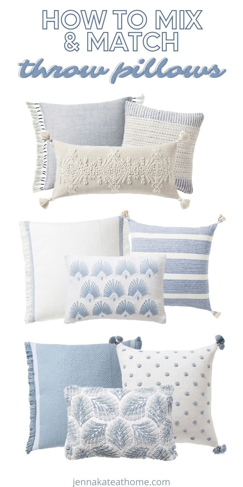 How to Mix and Match Pillows on a Sofa