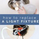 how to replace a light fixture pin