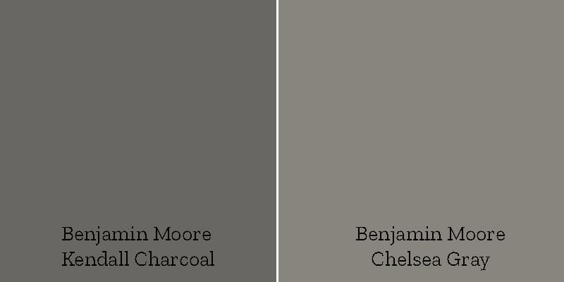 color swatch kendall charcoal versus chelsea gray