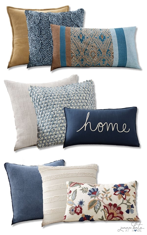How to Mix Color and Patterns with Pillows- The Pillow Rules - Nesting  With Grace