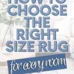 rug placement tips pin