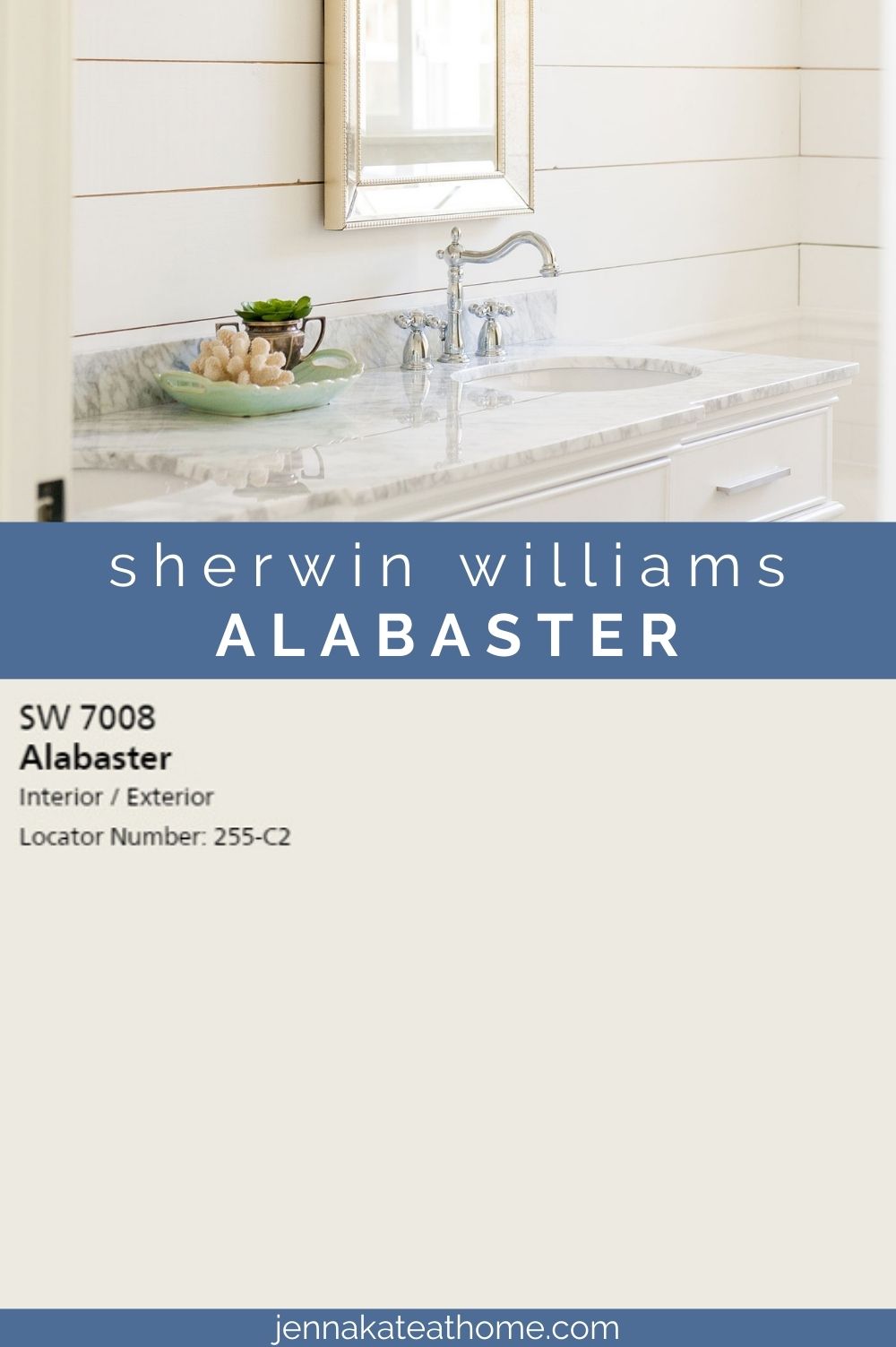 sherwin williams alabaster white pin