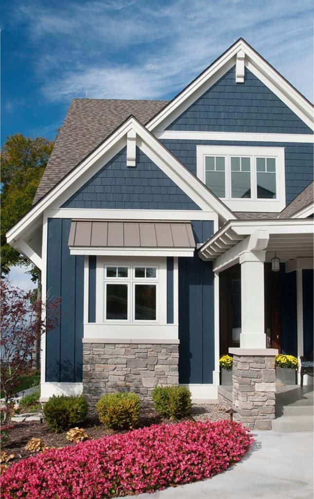 Paint Makeover Exterior  Exterior paint, Gray house exterior, Green exterior  paints