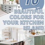 kitchen island colors pin