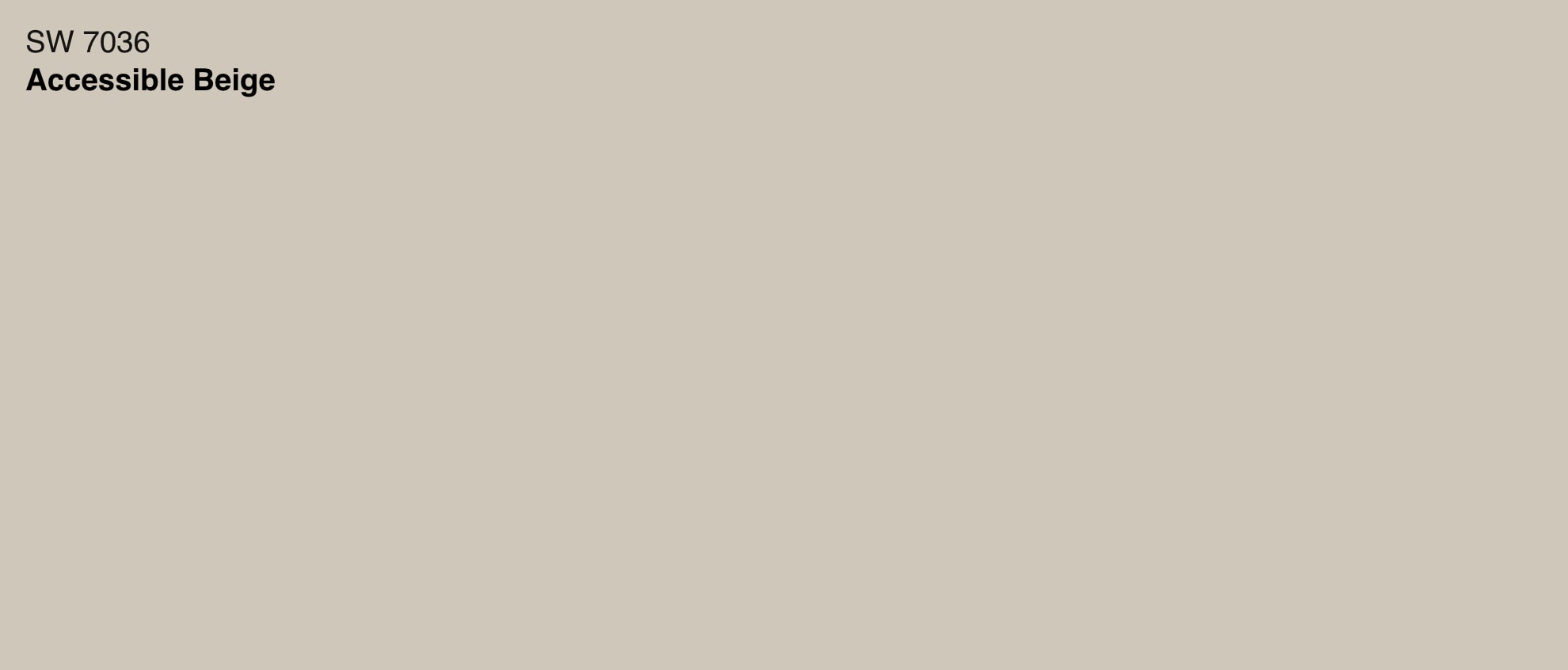 Sherwin Williams Accessible Beige paint color swatch