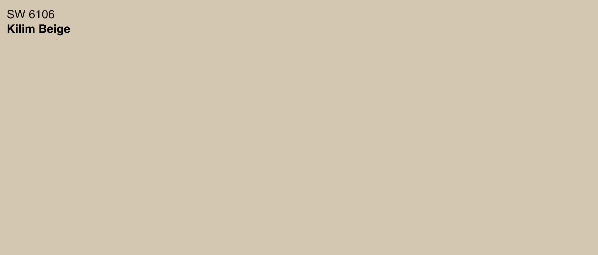 paint swatch of sherwin williams kilim beige