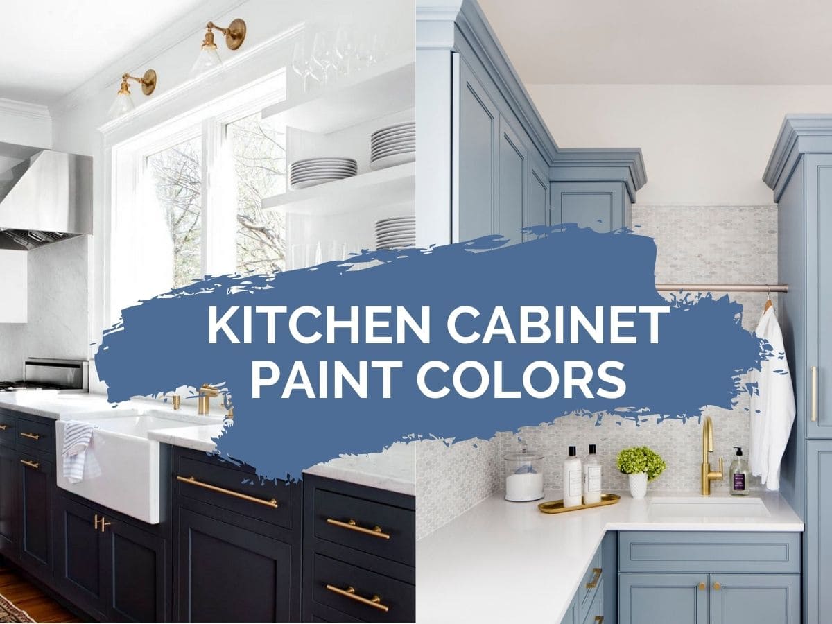 Kitchen Cabinet Paint Colors, Most Popular Blue Paint Color For Kitchen Cabinets