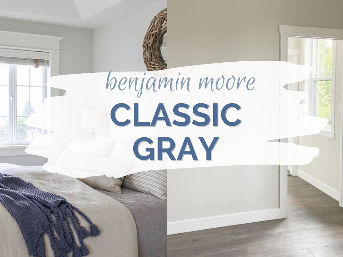 Benjamin Moore Classic Gray - Jenna Kate at Home