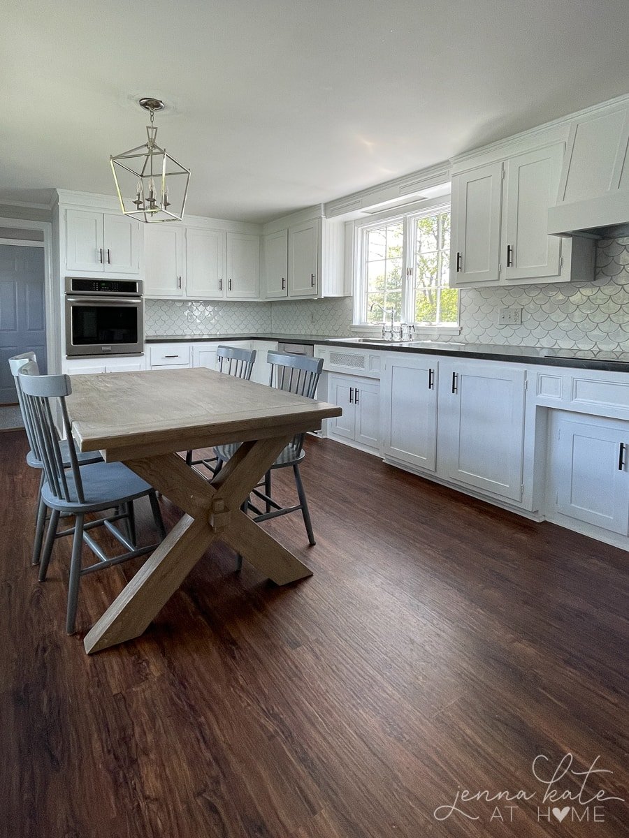 kitchen with simple cosmetic updates