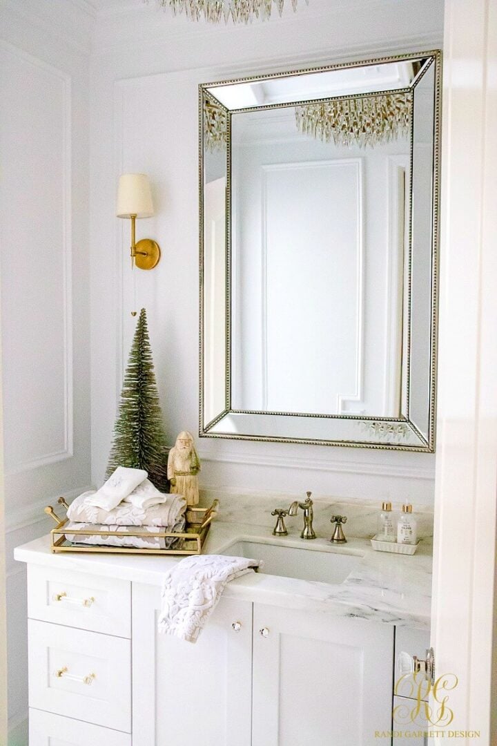 Decorating Ideas for Your Bathroom This Christmas - Jenna Kate at Home