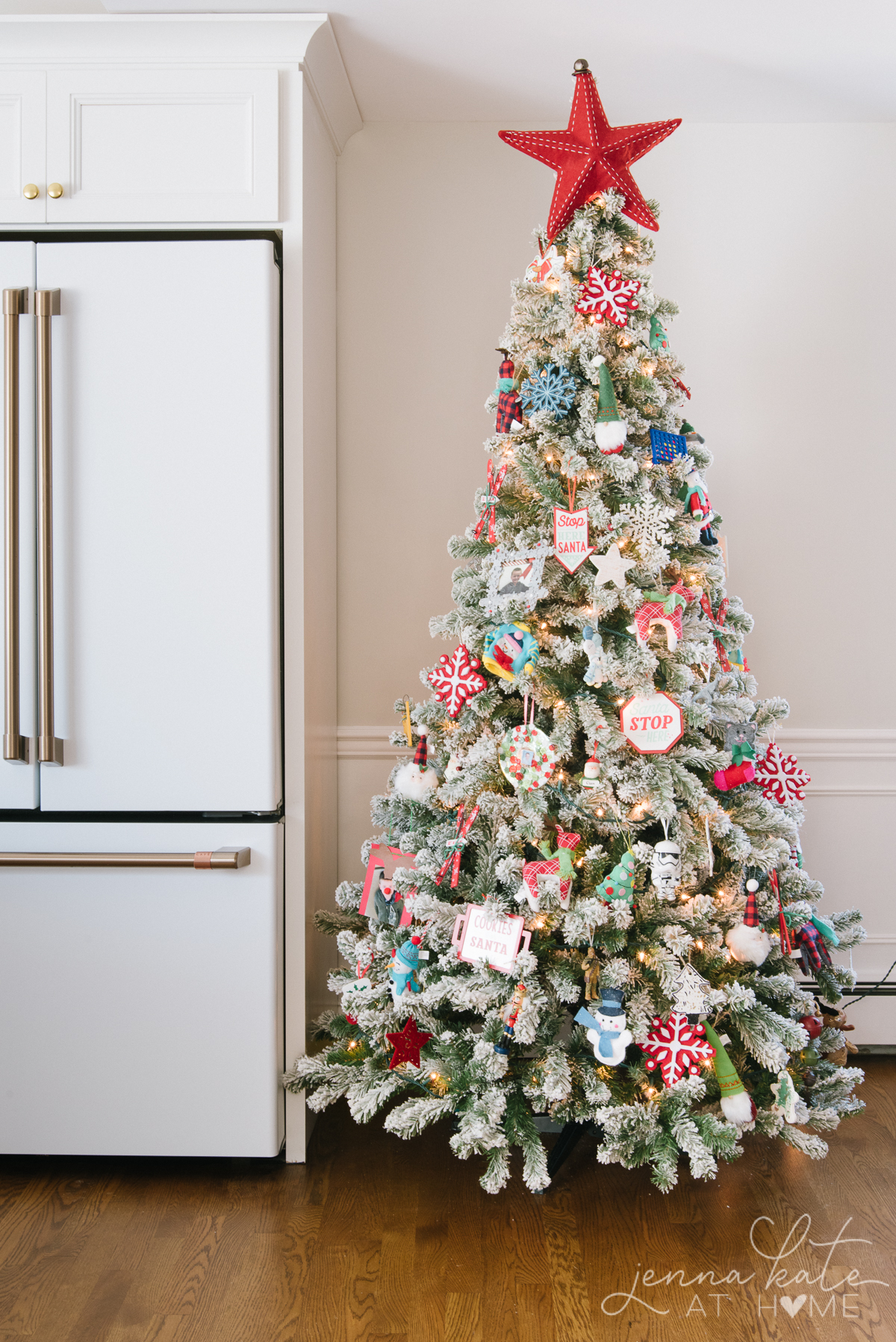 Classic Christmas Kitchen Decor - Domestically Blissful