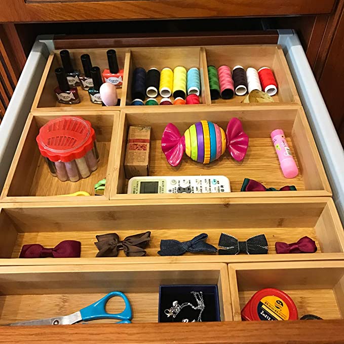 junk drawer organizing system 