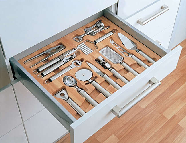 Decluttered Kitchen & Best Kitchen Drawer Organizers - Kelley Nan