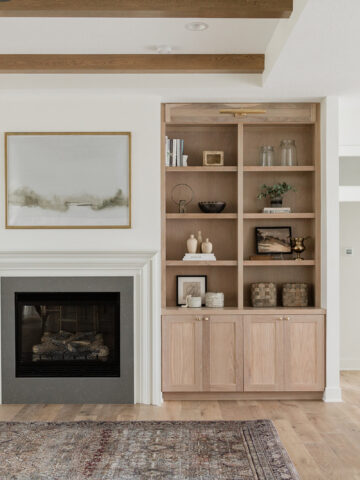Built Ins Around A Fireplace, Fireplace With Built In Shelves On Both Sides