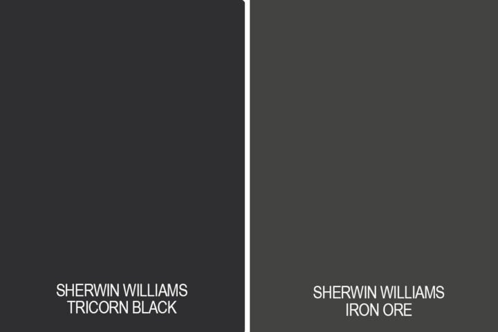 Sherwin Williams Tricorn Black: Paint Review - Jenna Kate at Home