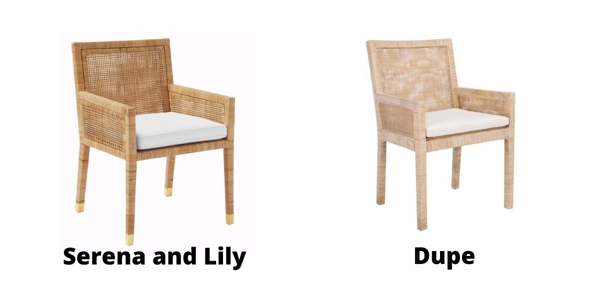 balboa side chair dupe