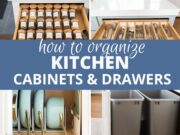 How to Organize Kitchen Cabinets and Drawers - Jenna Kate at Home