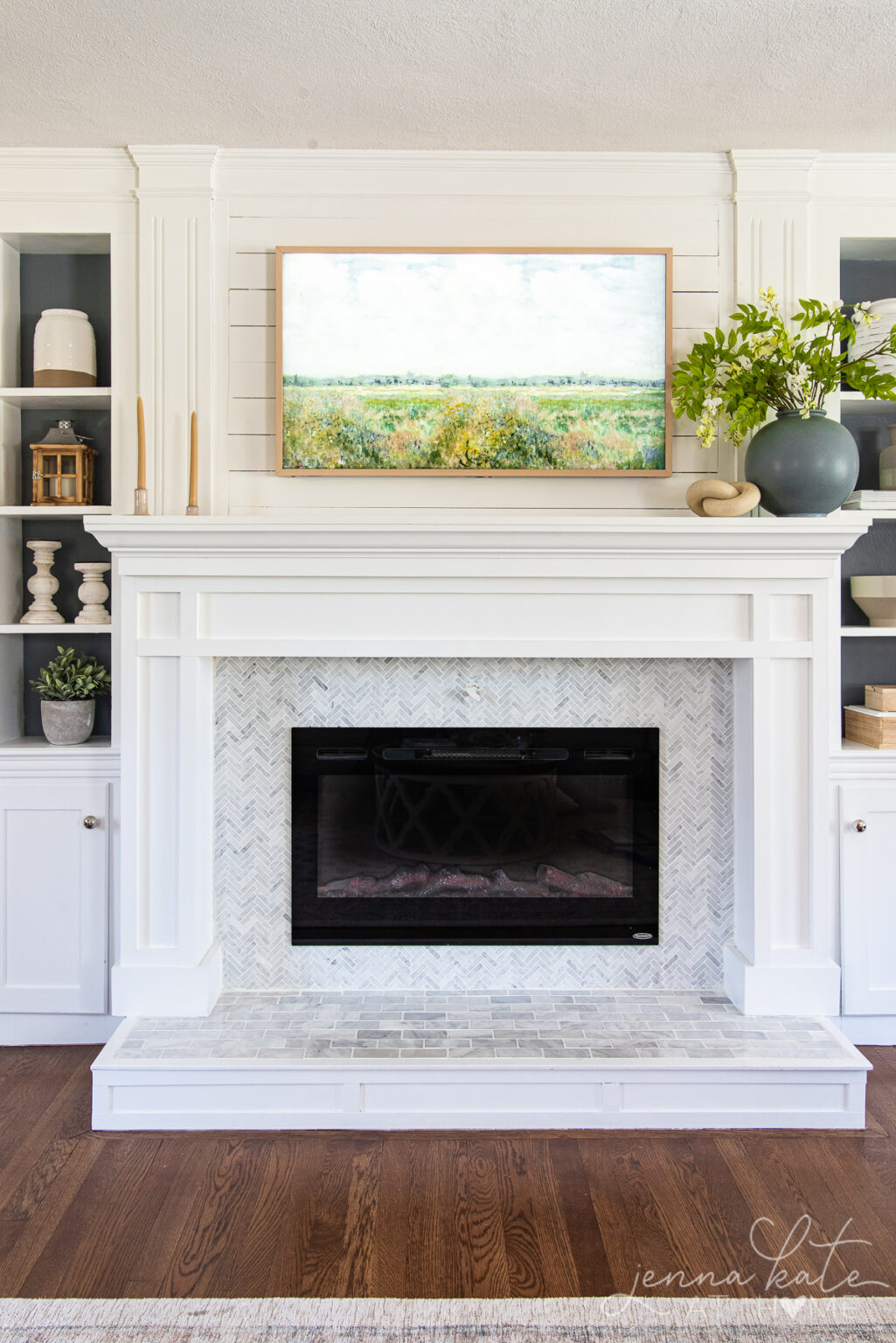 25 Spring Mantel Decor Ideas To Copy - Jenna Kate at Home