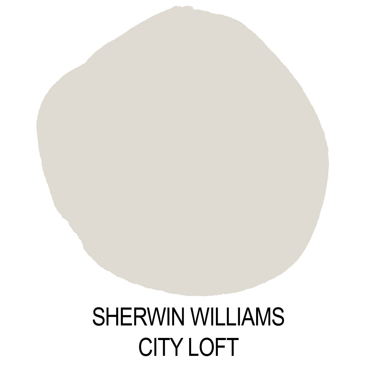 sherwin williams city loft paint swatch