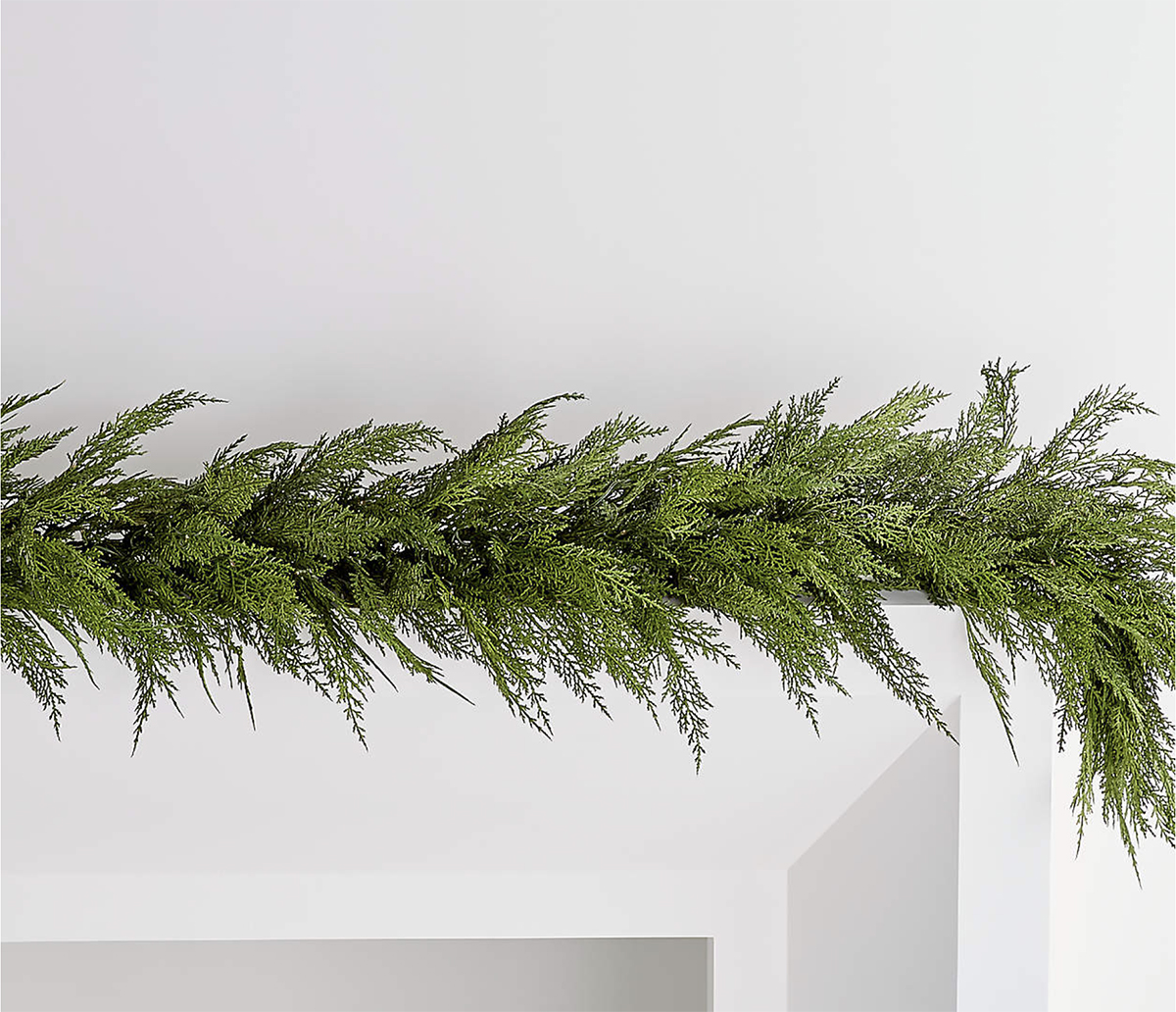 A Realistic Faux Garland Mantel - A Thoughtful Place