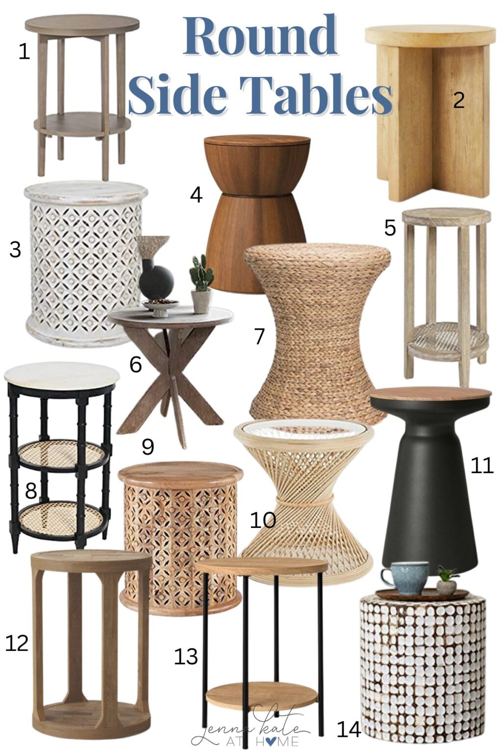 22 Side Table Ideas For Your Living Room - Jenna Kate at Home