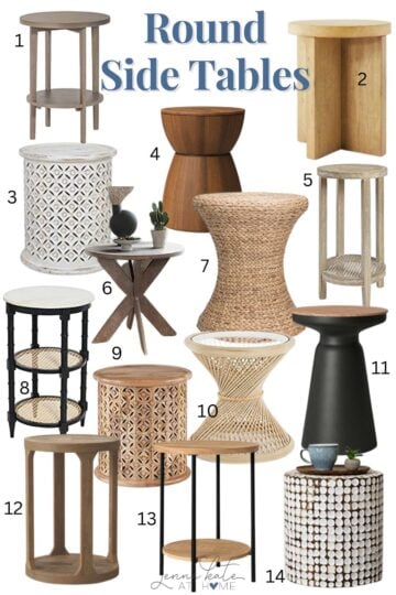 22 Side Table Ideas For Your Living Room - Jenna Kate at Home