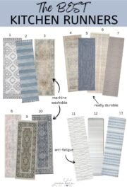 13 Beautiful Kitchen Runner Rugs Jenna Kate At Home   Best Kitchen Runners Collage 180x270 