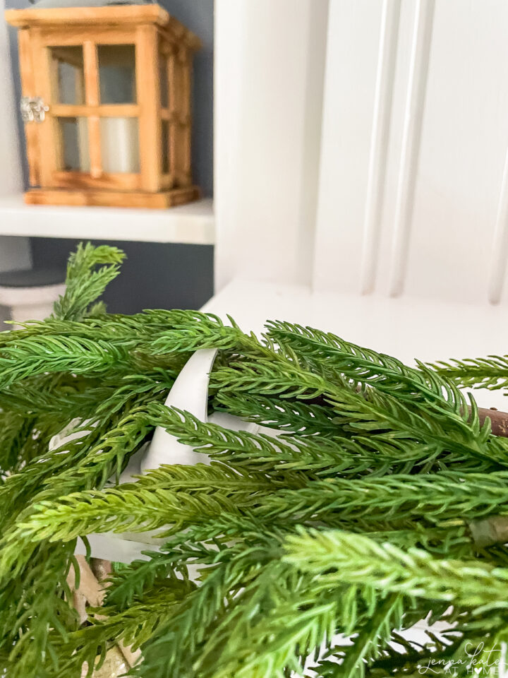 How to Hang Garland on a Mantel Jenna Kate at Home