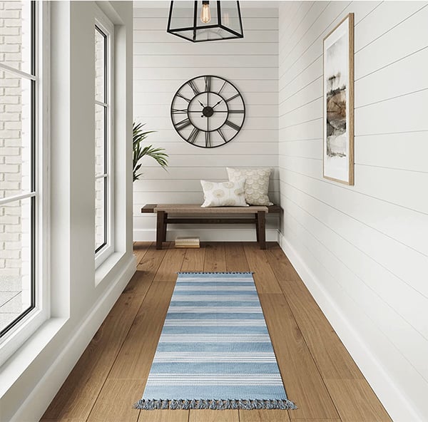 Hallway Runner Rug Mat Ultra-Thin for Summer Using, Non Slip Floor Rug  Carpet with Rubber Backing, Farmhouse Indoor Washable Area Rug Throw Rug  for